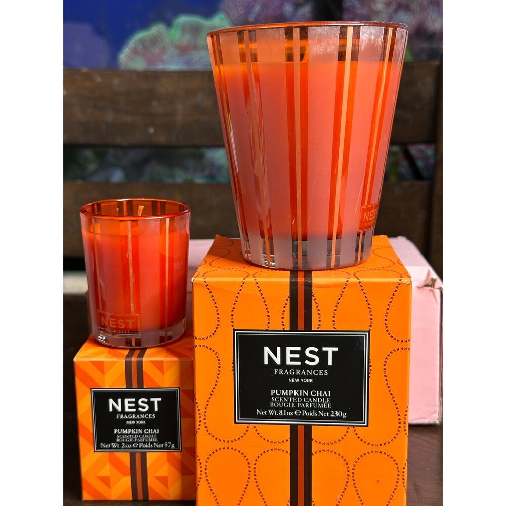 Bundle of two nest candle pumpkin chai - Picture 3 of 4